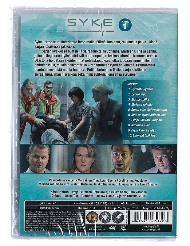 Syke - kausi 1 - DVD - DVD-elokuvat - 10105427224 - 1