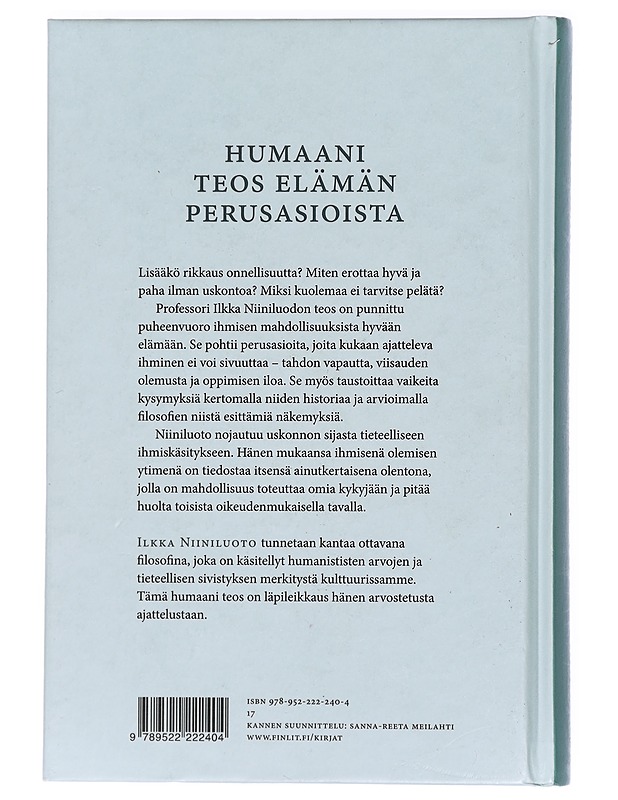 Hyvän elämän filosofiaa - Ilkka Niiniluoto - Harrastekirjat - 10105427308 - 1