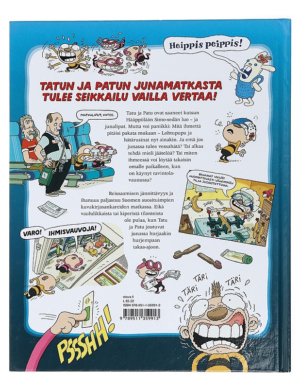 Tatu ja Patu : kovaa menoa kiskoilla - Havukainen, Aino - Sarjakuvat - 10105427346 - 1