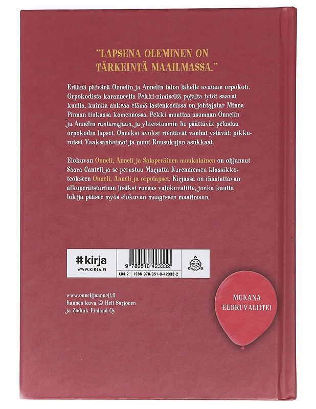 Onneli, Anneli ja salaperäinen muukalainen - Kurenniemi, Marjatta - Lastenkirjat - 10105427349 - 1