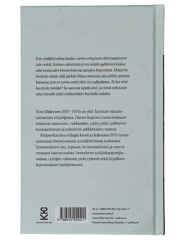 Lapsuus - Ditlevsen, Tove - Kirja lahjaksi - 10105427386 - 1