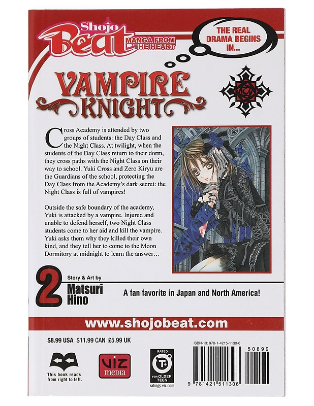 Vampire knight. Vol. 2 - Hino, Matsuri - Sarjakuvat - 10105427395 - 1