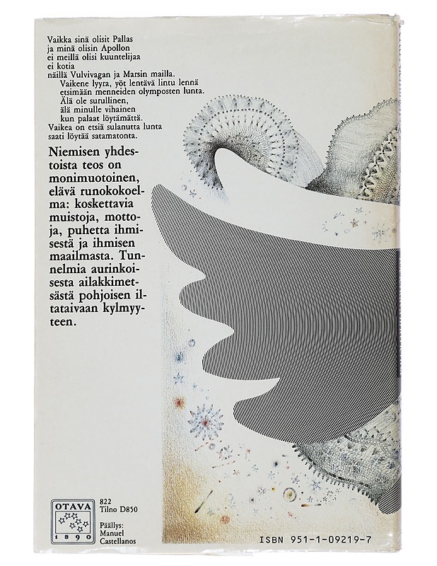 Yöt lentävä lintu lennä : runoja, mottoja - Pertti Nieminen - Runot ja näytelmät - 10105427468 - 1