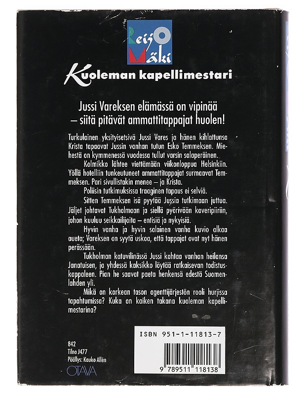 Kuoleman kapellimestari : jännitysromaani - Reijo Mäki - Jännitys ja dekkarit - 10105427500 - 1