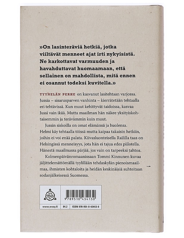 Pintti : kolmenpäivänromaani - Tommi Kinnunen - Romaanit ja novellit - 10105427505 - 1