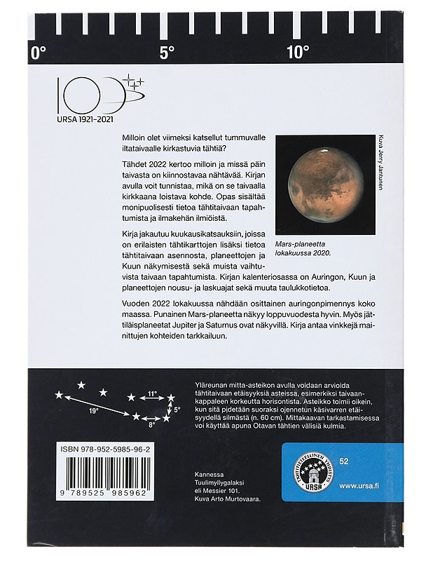 Tähdet 2022 : tähtitaivas, meteorit, planeetat, kalenteri - Mäkelä, Veikko - Tietokirjat ja oppaat - 10105427537 - 1