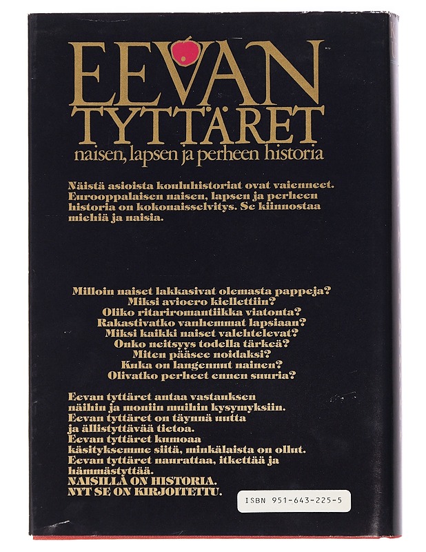 Eevan tyttäret : eurooppalaisen naisen, lapsen ja perheen historia - Utrio, Kaari - Historiakirjat - 10105427547 - 1