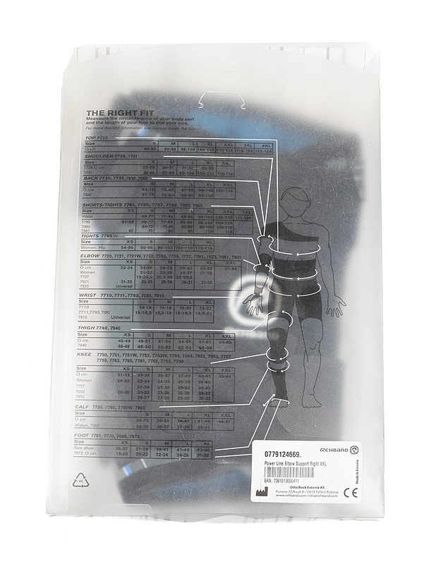 REHBAND Power Line kyynärtuki, oikea - Kuntoilu - 10105427577 - 1