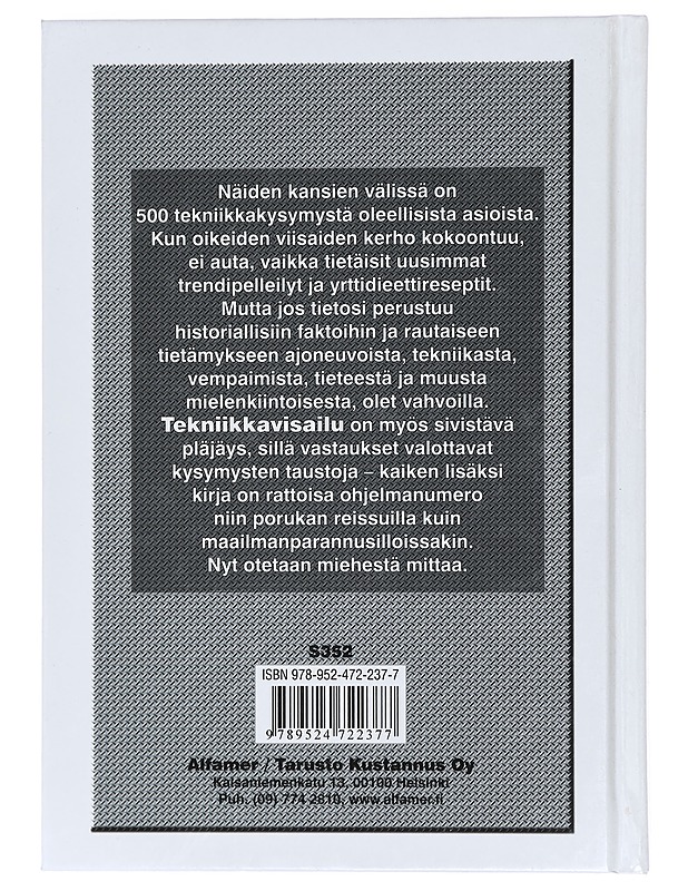 Tekniikkavisailu - Vartiainen, Juha - Harrastekirjat - 10105427580 - 1