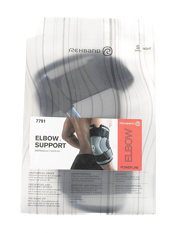 REHBAND Power Line kyynärtuki, oikea - Kuntoilu - 10105427579 - 0