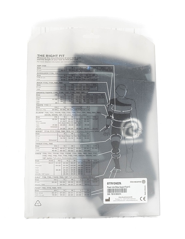 REHBAND Power Line kyynärtuki, oikea - Kuntoilu - 10105427579 - 1