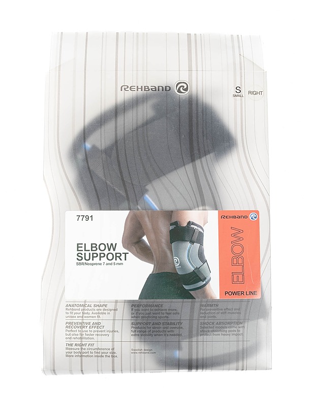 REHBAND Power Line kyynärtuki, oikea - Kuntoilu - 10105427581 - 0