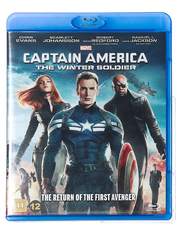 Captain America: The Winter Soldier - Blu-Ray - Blu-ray-levyt - 10105427585 - 0