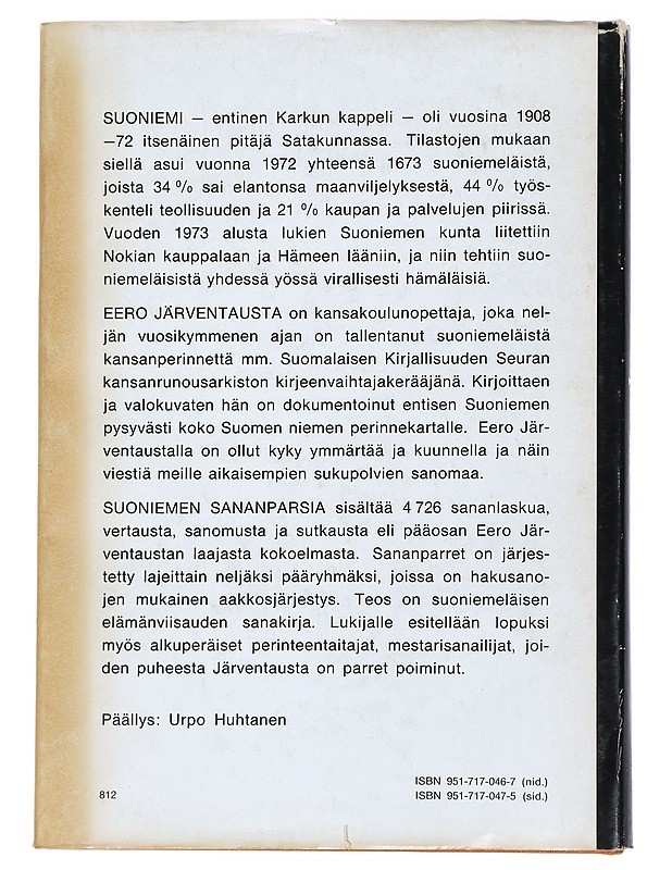Suoniemen Sananparsia - Eero Järventausta - Tietokirjat ja oppaat - 10105427734 - 1