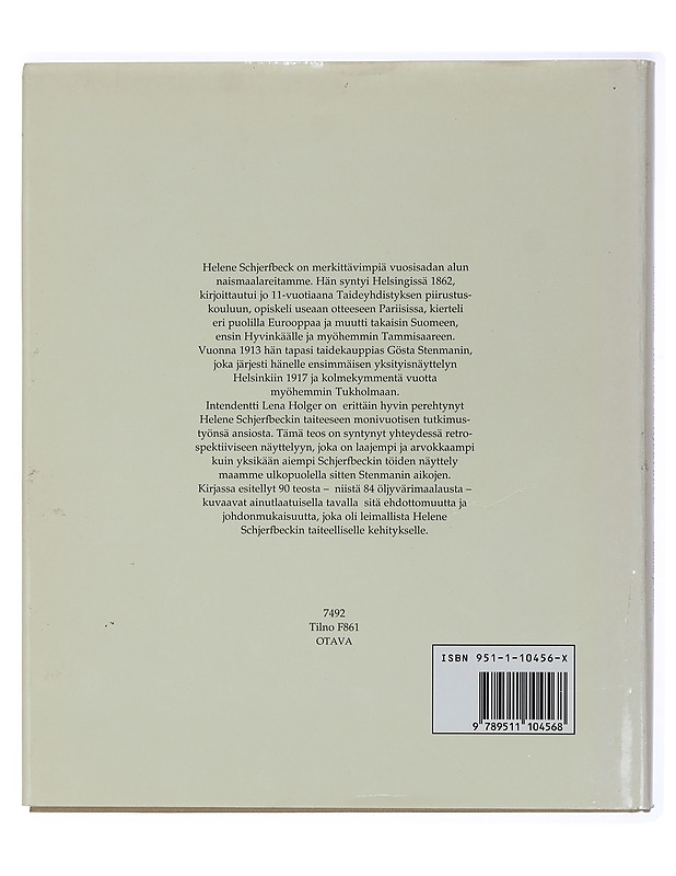 Helene Schjerfbeck : elämä ja taide - Holger, Lena - Elämäkerrat ja muistelmat - 10105427762 - 1