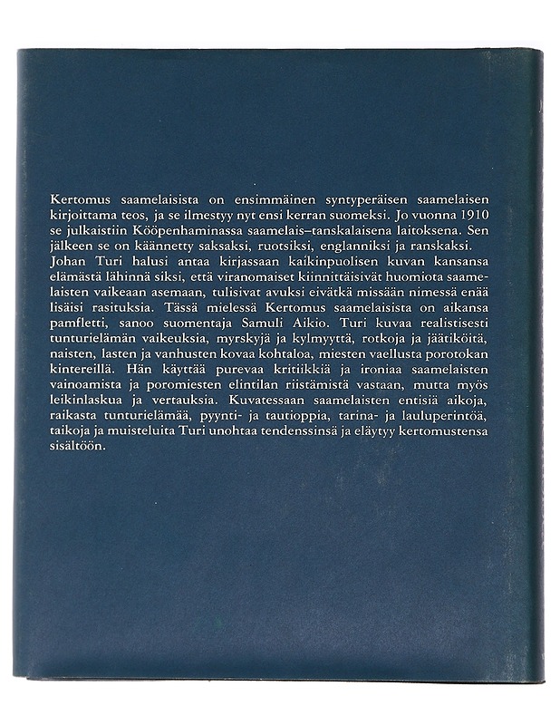 Kertomus Saamelaisista - Johan Turi  - Historiakirjat - 10105427779 - 1