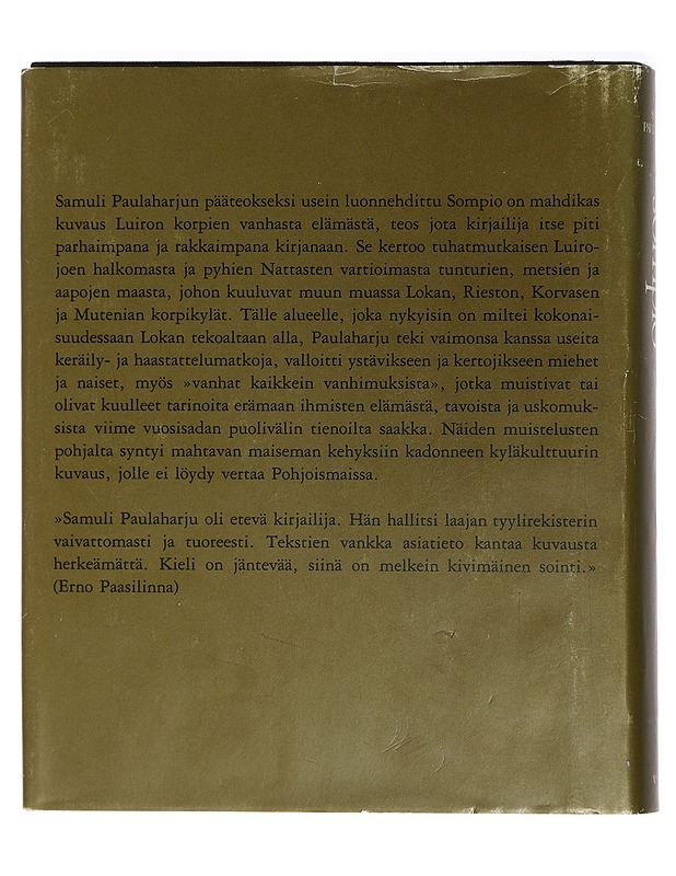 Sompio - Samuli Paulaharju - Historiakirjat - 10105427802 - 1