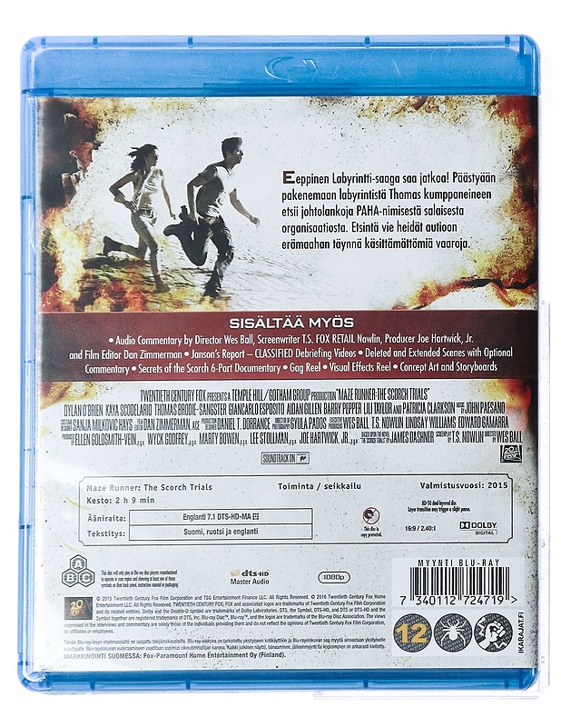 Labyrintti: Aavikkokokeet - Blu-Ray - Blu-ray-levyt - 10105427838 - 1