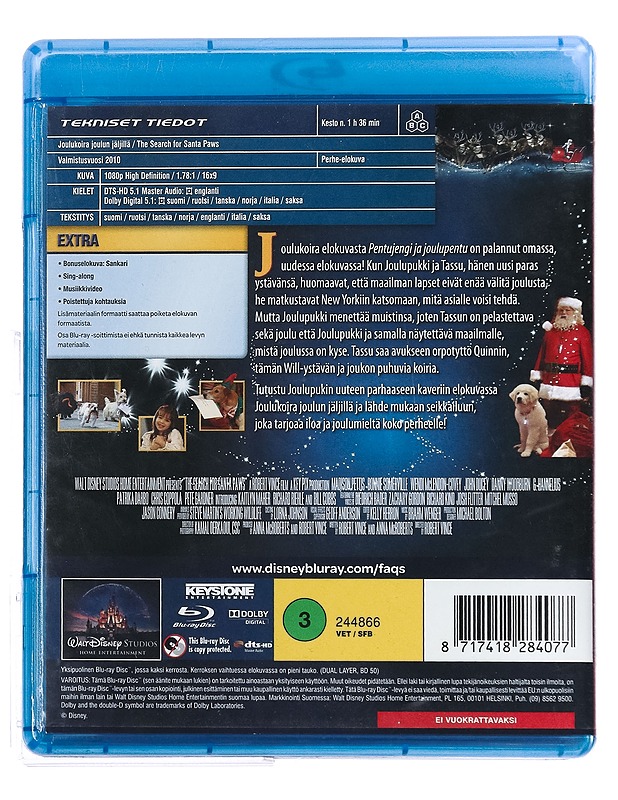 Joulukoira: joulun Jäljillä - Blu-Ray - Joulutuotteet - 10105427865 - 1