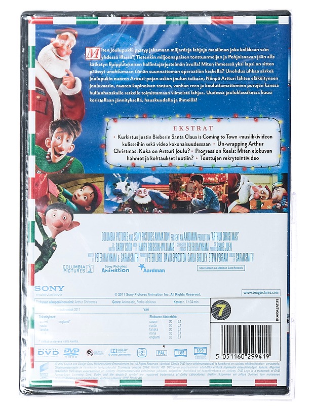 Artturi Joulu: Joulupukin Poika - DVD - Joulutuotteet - 10105427876 - 1