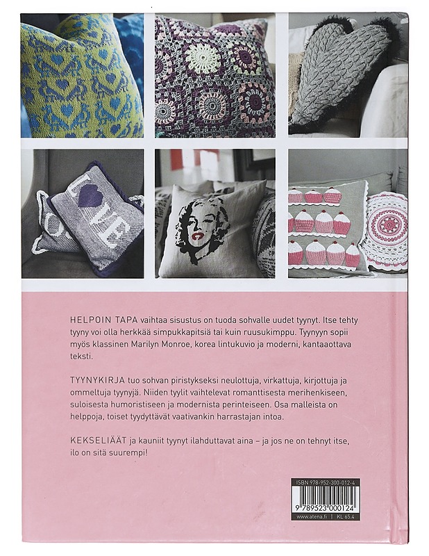 Tyynykirja : virkkaa, kirjo ja neulo 68 hurmaavaa ja hauskaa tyynyä - Sæther, Nina Granlund - Käsityökirjat - 10105427929 - 1