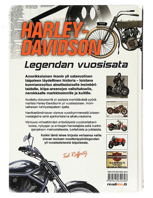 Harley-Davidson : legendan vuosisata - Rafferty, Tod - Historiakirjat - 10105427935 - 1