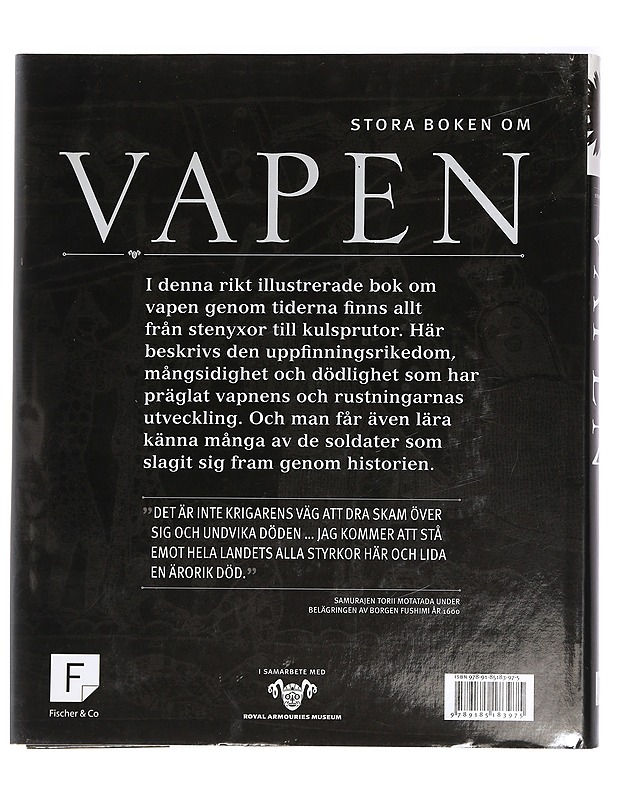 Stora boken om vapen - Holmes, Richard - Harrastekirjat - 10105427933 - 1