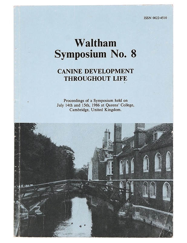 Waltham Symposium No.8 Canine Developement Throughout Life - A. T. B. Edney - Tietokirjat ja oppaat - 10105428005 - 0