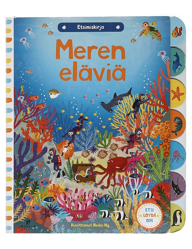 Etsimiskirja : Meren eläviä - Macmillan Publishers, Leikki-ikäisille - Lastenkirjat - 10105428032 - 0