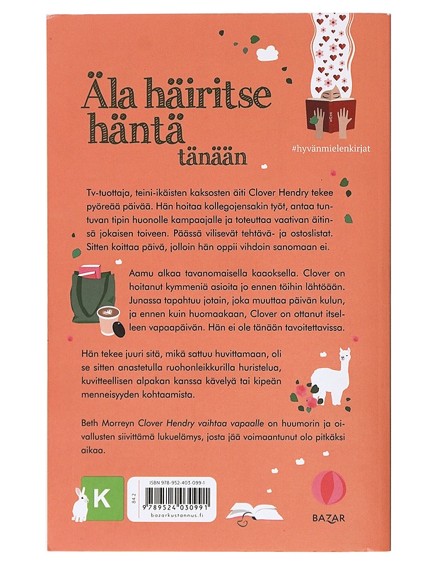 Clover Hendry vaihtaa vapaalle - Morrey, Beth - Romaanit ja novellit - 10105428040 - 1