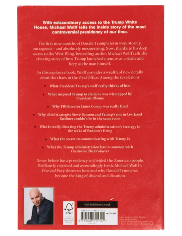 Fire and Fury - Wolff, Michael - Elämäkerrat ja muistelmat - 10105428048 - 1