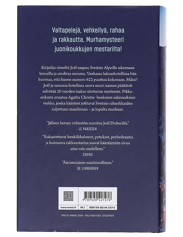 Huoneen 622 arvoitus - Dicker, Joël - Jännitys ja dekkarit - 10105428075 - 1