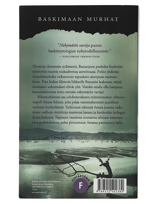 Näkymätön vartija - Redondo, Dolores - Jännitys ja dekkarit - 10105428185 - 1