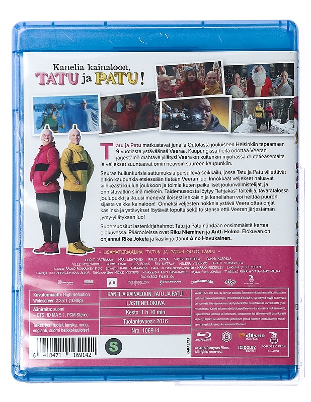 Kanelia Kainaloon, Tatu Ja Patu! - Blu-Ray - Joulutuotteet - 10105428226 - 1