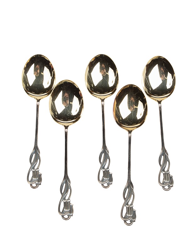 KULTAKESKUS sokeri/hillolusikka, 5 kpl - Muut astiat - 10105428228 - 0