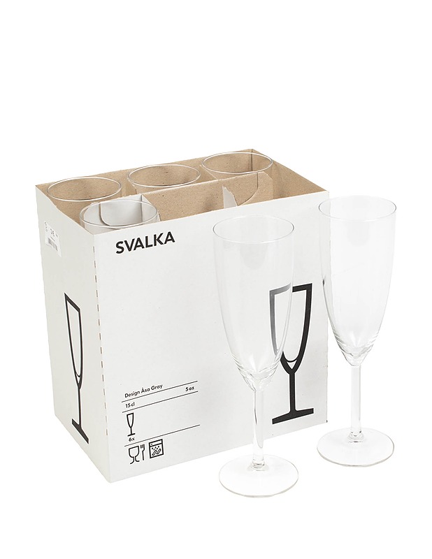 IKEA Svalka kuohuviinilasi, 6 kpl - Lasit - 10105428238 - 0