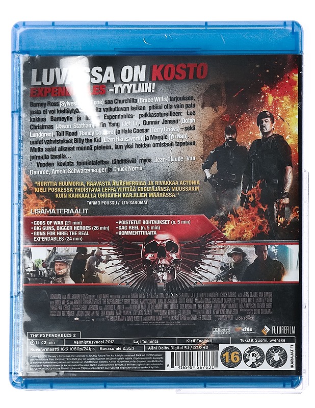The Expendables 2 - Blu-Ray - Blu-ray-levyt - 10105428284 - 1