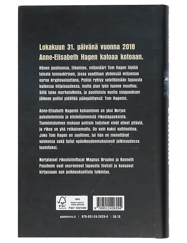 Lunnaat : rikostapaus, joka järkytti Norjaa - Braaten, Magnus - Jännitys ja dekkarit - 10105428319 - 1