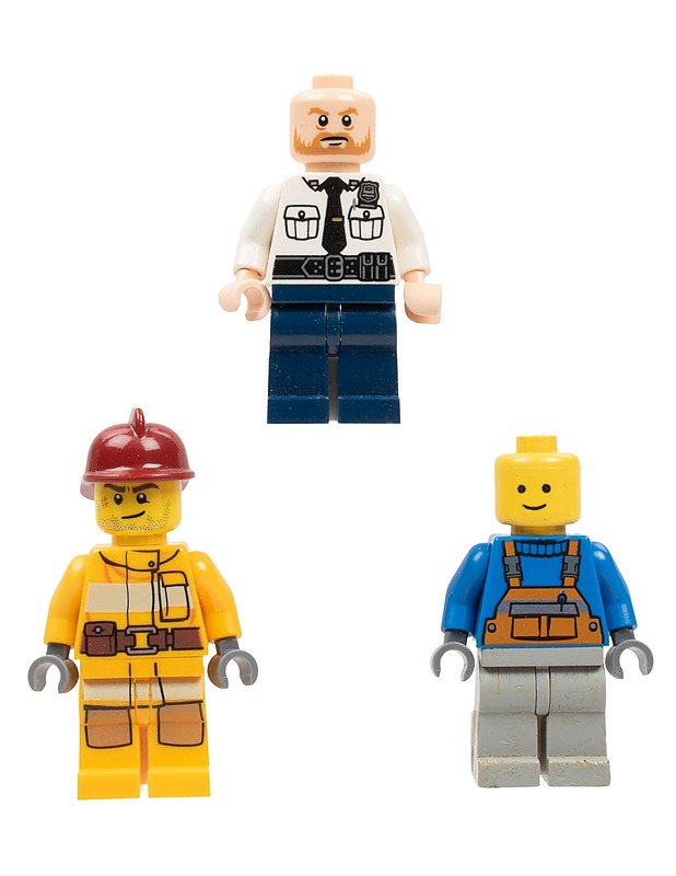 LEGO minifiguuri, 3 kpl - Lasten lelut - 10105428442 - 0