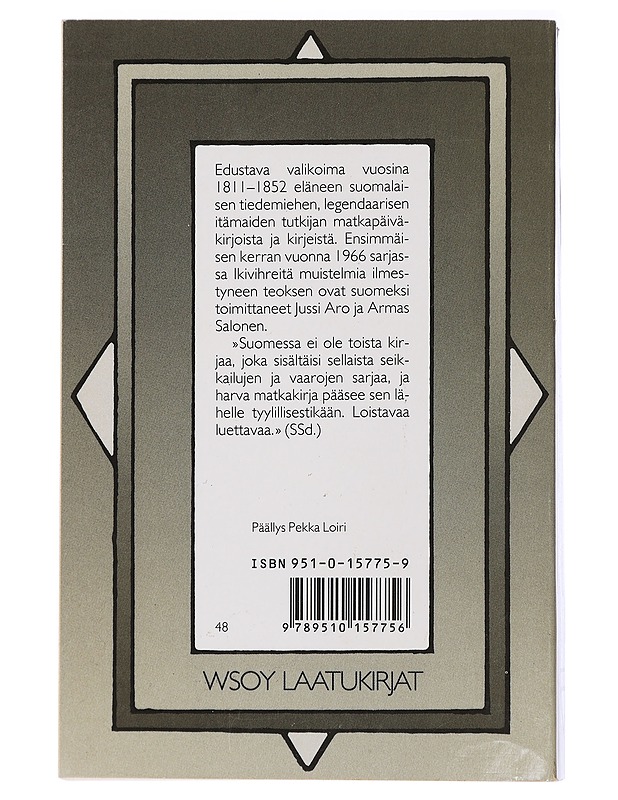 Tutkimusmatkoilla arabien parissa : otteita matkapäiväkirjasta ja kirjeistä - Wallin, Georg August - Historiakirjat - 10105428451 - 1