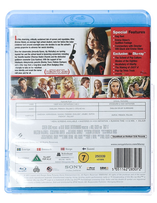 Easy A - Blu-Ray - Blu-ray-levyt - 10105428491 - 1