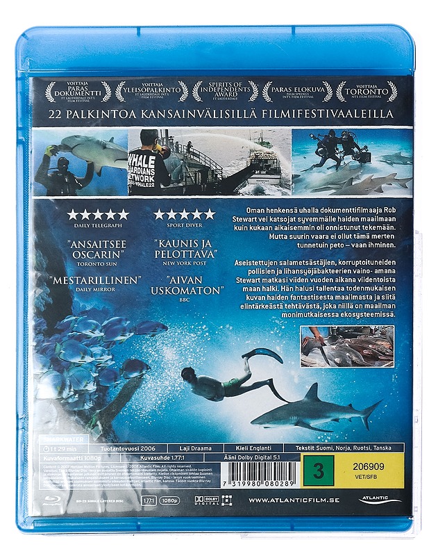 Sharkwater - Blu-ray - Blu-ray-levyt - 10105428495 - 1