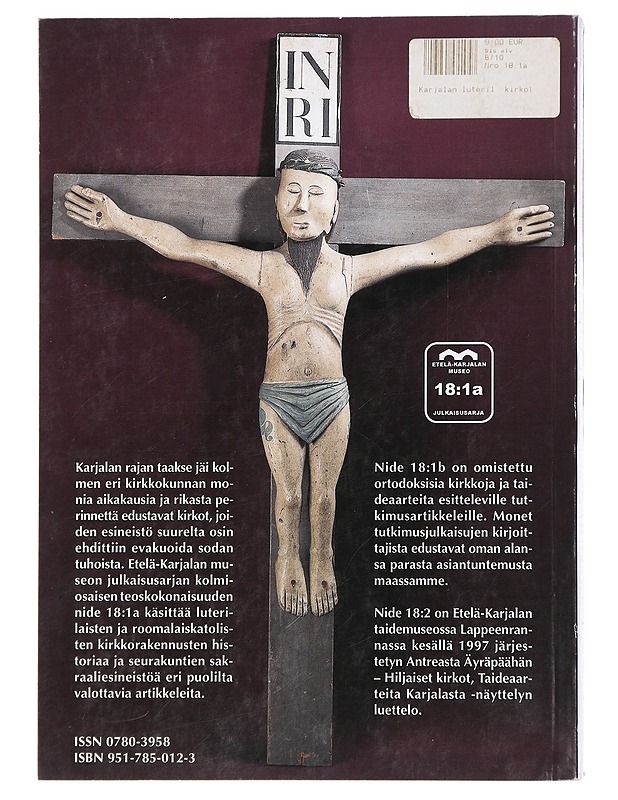 Karjalan luterilaiset kirkot ja seurakuntien pyhät esineet - Rinno, Soile - Historiakirjat - 10105428503 - 1