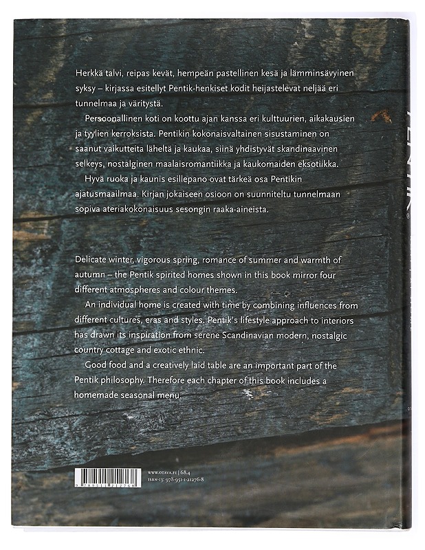 Pentik : koti ; at home - Jokela, An - Tietokirjat ja oppaat - 10105428602 - 1