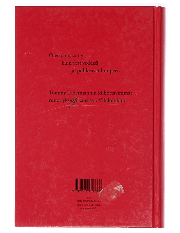 Eroottiset runot - Tommy Tabermann - Romaanit ja novellit - 10105428605 - 1