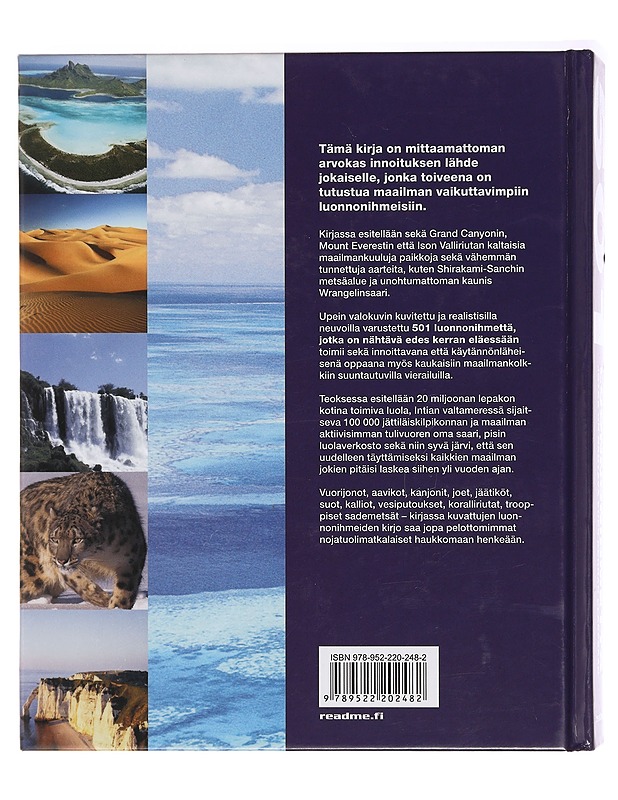 501 luonnonihmettä, jotka on nähtävä edes kerran eläessään - Aarnio, Juuso - Tietokirjat ja oppaat - 10105428619 - 1