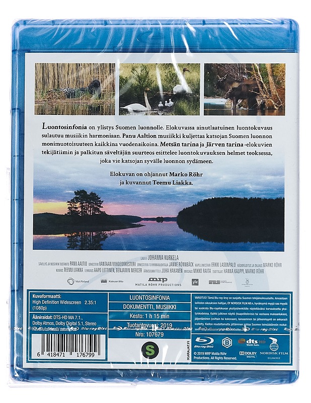 Luontosinfonia - Blu-ray - Blu-ray-levyt - 10105428667 - 1