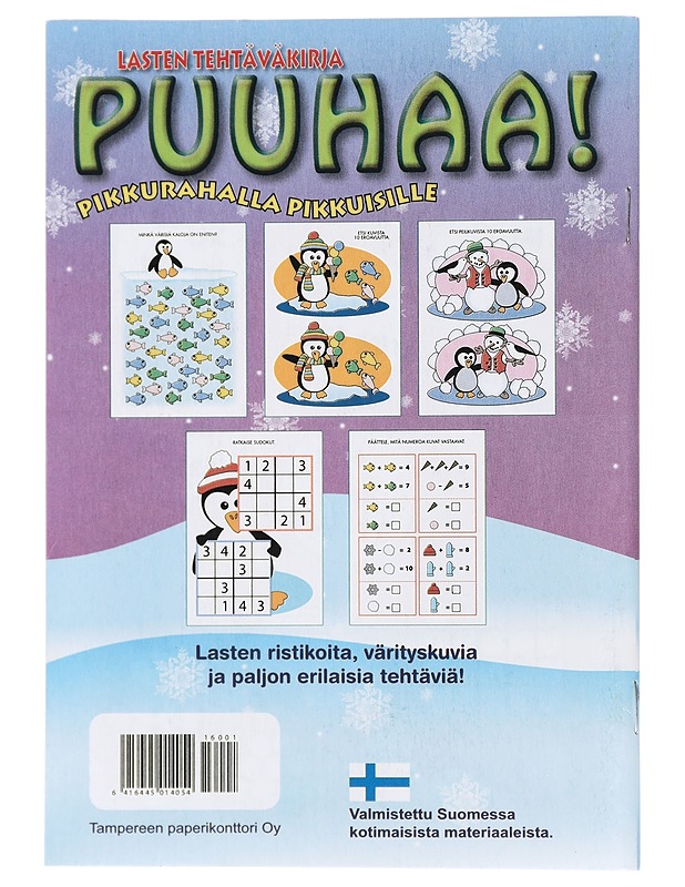 Puuhaa! Lasten tehtäväkirja - Lastenkirjat - 10105428705 - 1