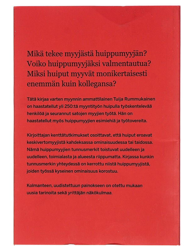 Huippumyyjä - Tuija Rummukainen - Tietokirjat ja oppaat - 10105428707 - 1