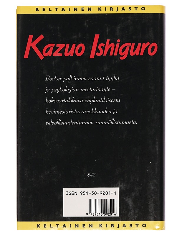 Pitkän päivän ilta - Ishiguro, Kazuo - Romaanit ja novellit - 10105428723 - 1